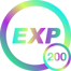 Exp level 200x