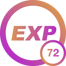 Exp level 72x