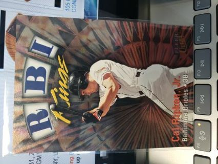 1998 Fleer Ultra Cal Ripken Jr RBI Kings Baseball insert card.