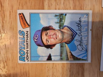 77 Topps John Wathan