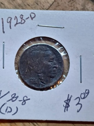 1928-D Buffalo Nickel! 33