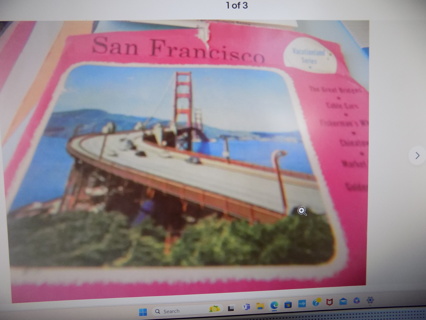 Vintage 1954 San Francisco 3 View Master Discs