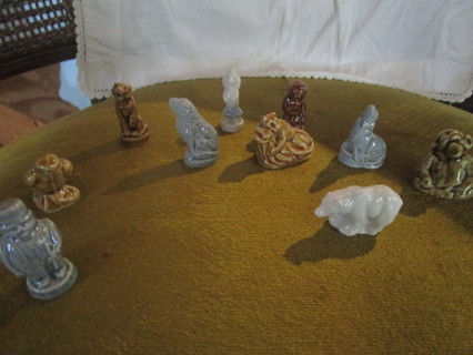 10 little glass/ceramic set of collectibles