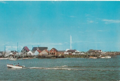 Vintage Unused Postcard: p: Otto's Docks & Marina, Wildwood, NJ