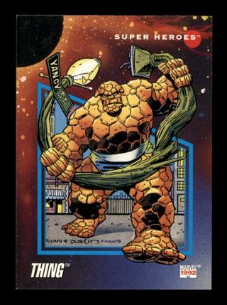 Marvel 1992 - Thing #56 - Impel Marvel Universe Series 3 Trading Card 