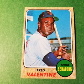 1968 - TOPPS BASEBALL CARD NO. 248 - FRED VALENTINE - SENATORS