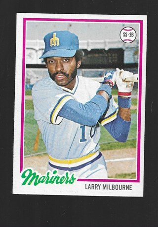 1978 TOPPS LARRY MILBOURNE #366