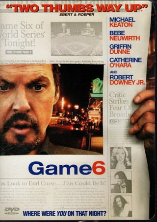 Game6 - DVD starring Michael Keaton, Bebe Neuwirth, Robert Downey Jr