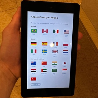 Kindle Fire tablet