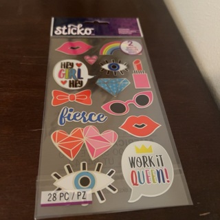 Sticko girl stickers / 2 sheets 