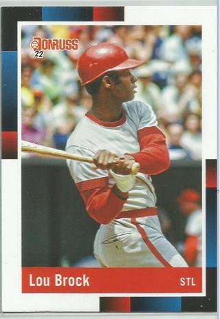 2022 Donruss-Retro-Lou Brock