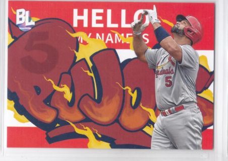 Albert Pujols 2023 Topps Big League Roll Call St. Louis Cardinals