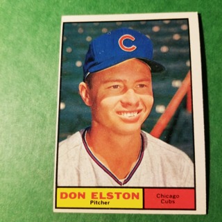 1961 - TOPPS BASEBALL CARD NO. 169 - DON ELSTON - CUBS