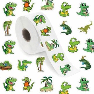 ➡️⭕(10) 1" ALLIGATOR STICKERS!! ANIMAL