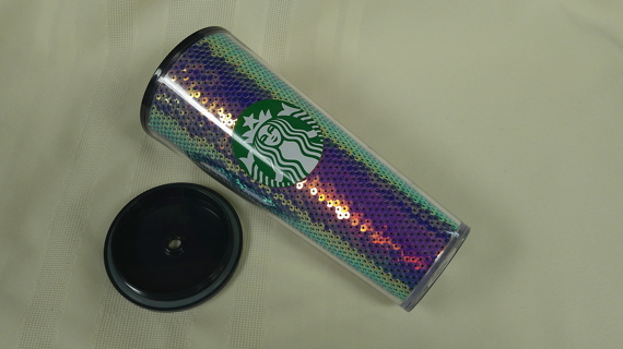 Starbucks 24 oz Sequin Scales Tumbler