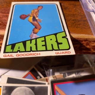 1972 topps Gail Goodrich basketball card 