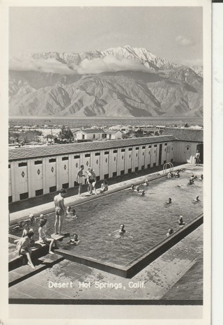 Vintage Used Postcard: a: 1950 Desert Hot Springs, CA