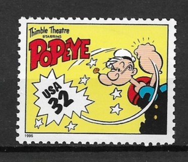 1995 Sc3000k Comic Strips: Popeye MNH