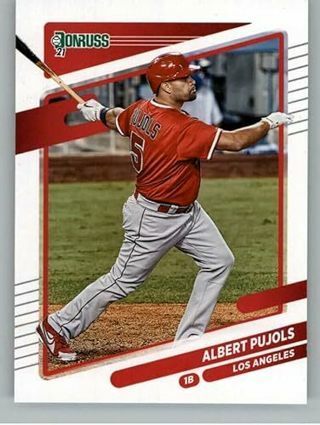2021 Donruss Baseball #70 Albert Pujols Los Angeles Angels