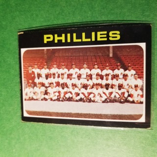 1971 Topps Vintage Baseball Card # 268 -  PHILLIES TEAM - PHILLIES - EXMT/NRMT