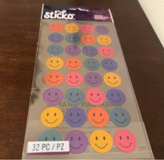 Sticko happy face stickers 