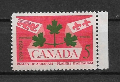 1959 Canada Sc388 Bicentenary of the Battle of the Plains of Abraham MNH