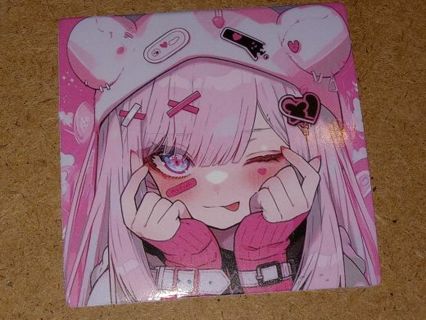 Girl one Cute new nice vinyl lab top sticker no refunds regular mail high quality!