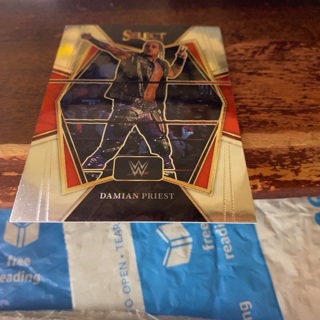 2022 panini select premier level WWE raw Damian Priest wrestling card 