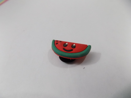 Croc Shoe Charm watermelon with smiley face