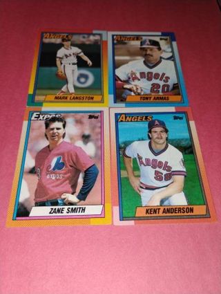 4 Baseball Cards