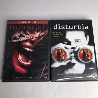 Lot of 2 DVD horror movies Prom Night & Disturbia