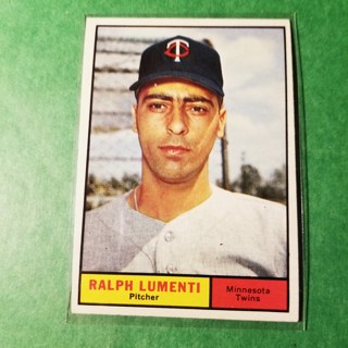 1961 - TOPPS BASEBALL CARD NO. 469 - RALPH LUMENTI - TWINS