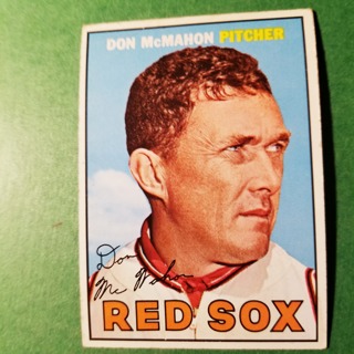 1967 - TOPPS BASEBALL CARD NO. 7 - DON McMAHON - RED SOX