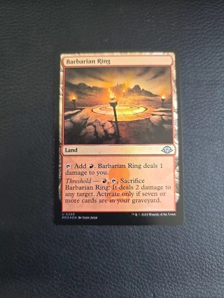 Barbarian Ring NM FOIL Modern Horizons 3 MTG MH3 Magic Land Card