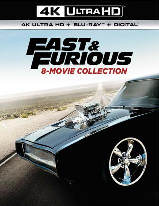 Eight 4K movies: first 8 Fast & Furious movies MA code