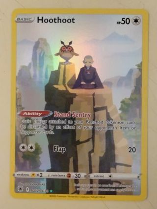 Hoothoot tg12/tg30 rare holo nm