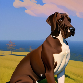 Listia Digital Collectible: A Patient Great Dane