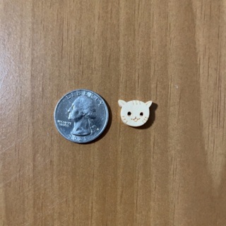 Cute Cat Face Buttons (A)