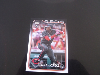 2024 Topps Series 1 Elly De La Cruz   Rookie  card   #  141  Cincinnati Reds