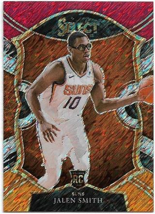 2020-21 SELECT ONYEKA OKONGWU RED WHITE & ORANGE FLASH PRIZM REFRACTOR ROOKIE CARD 