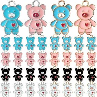 8pc Mixed Bear Charms #2 (PLEASE READ DESCRIPTION