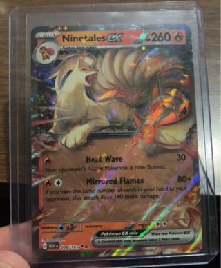 Ninetales EX HOLO Pokemon 151