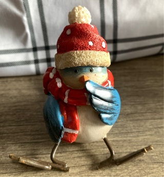 Bluebird Christmas Figurine - Preowned 