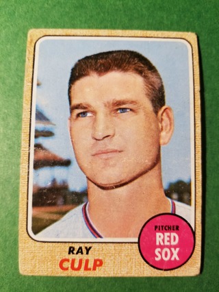   1968 - TOPPS EXMT - NRMT BASEBALL - CARD NO. 272 - RAY CULP - RED SOX