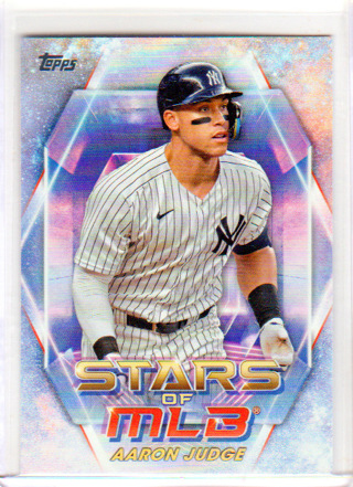Aaron Judge, 2023 Topps Stars of MLB Card #SMLB-13, New York Yankees, (L3