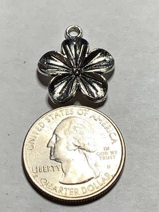 LARGE PLUMERIA CHARM~#4~1 CHARM ONLY~FREE SHIPPING!