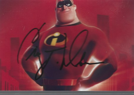 Actor CRAIG T. NELSON Signed 4x6 THE INCREDIBLES Photo AUTOGRAPH Poster Disney