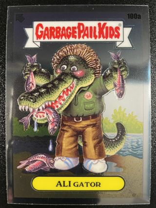 2020 Garbage Pail Kids Chrome Series 3 #100a Ali Gator NM