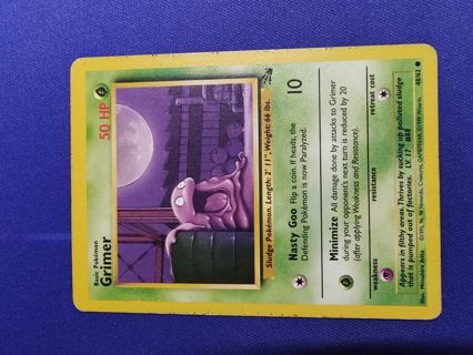 Pokemon Fossil Set Grimer 48/62 #3