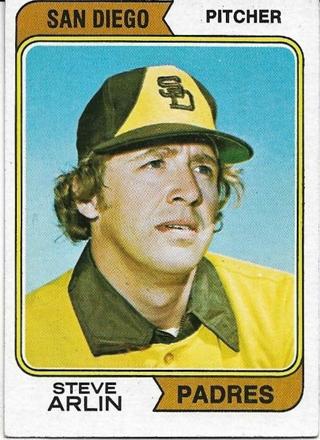 1974 TOPPS STEVE ARLIN CARD